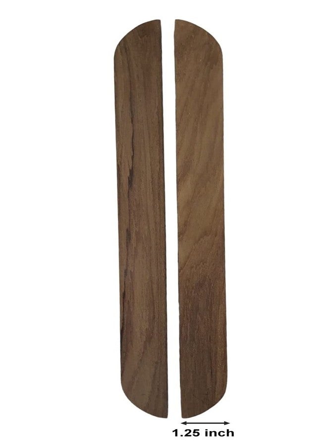 CURIOFACT Teakwood Slim C-Shape Handles, Raw Unfinished, for Cabinets, Drawers, Shutters & Wardrobes, Set of 2 Handles (Ready to Polish, 16 inch) - Image 4